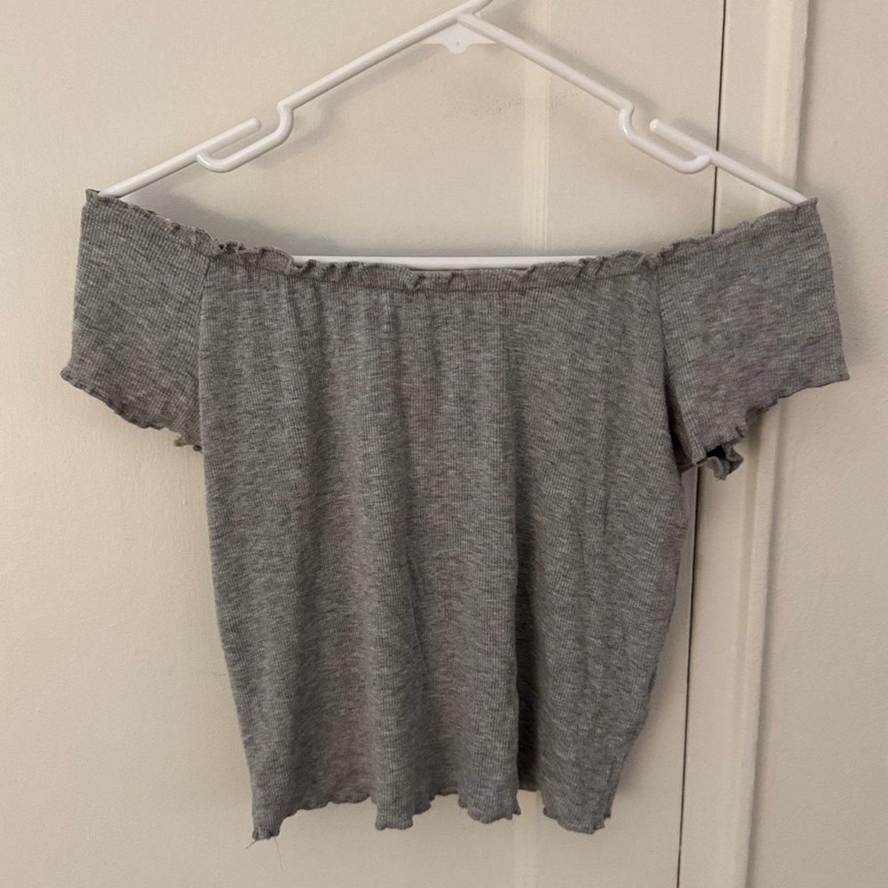 Garage off the shoulder top